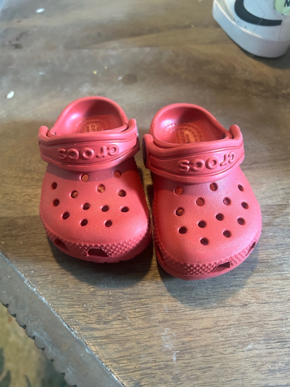 CROCS Kids Red Classic Clog - Easy Slip-On Sandals